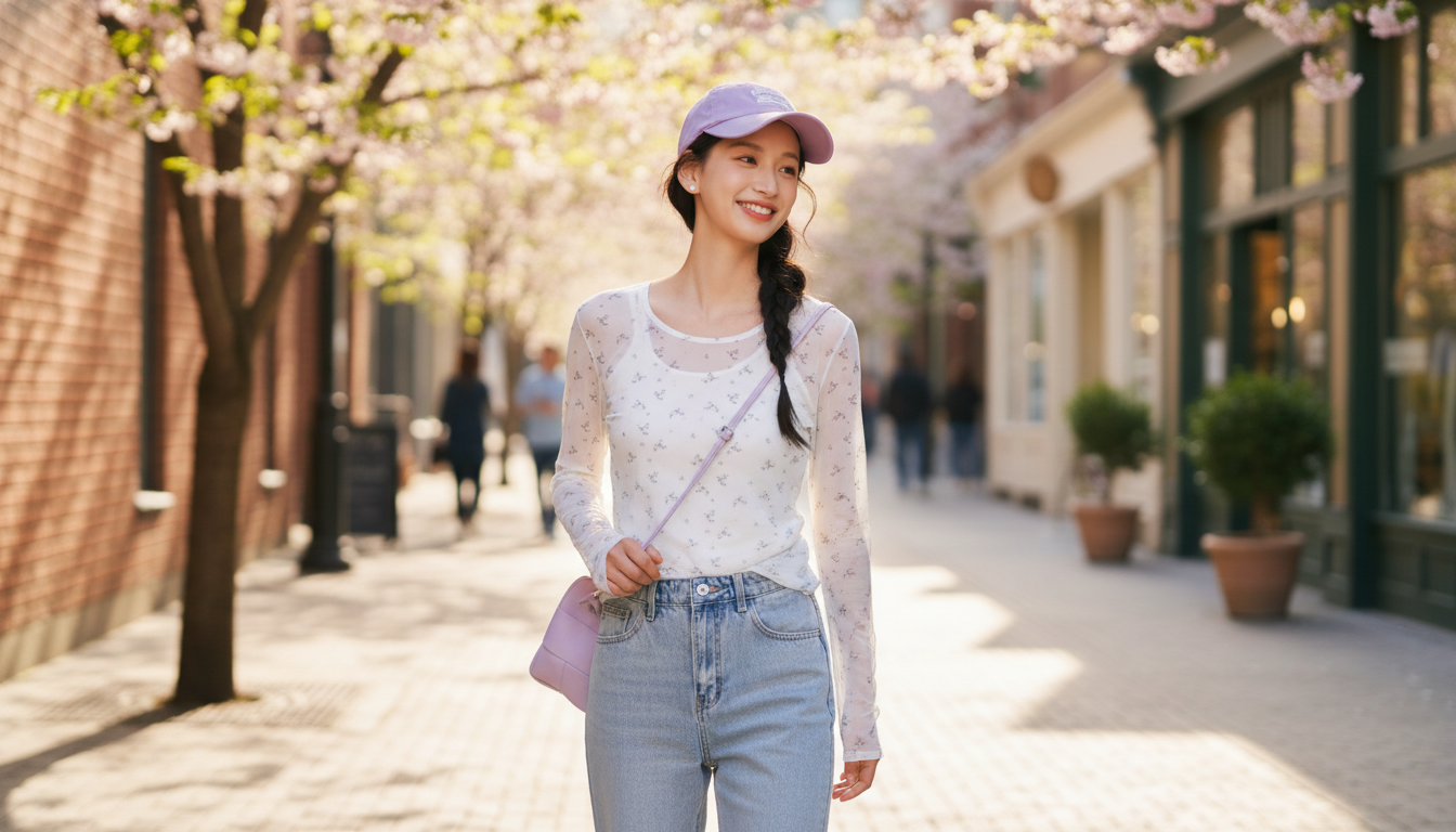 Sheer Tulle Long Sleeve Top: Chic Spring Layering Guide